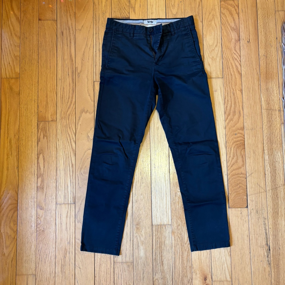 Acne Studios Roc Satin AW12 Pants Trousers